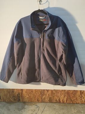 Under Armour Men’s Blue & Gray Full‑Zip Performance Fleece Jacket